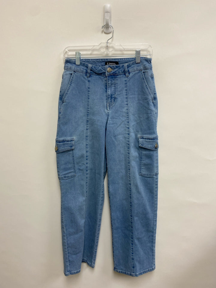 d.jeans Size 4 Light Blue Cargo Ladies Jeans