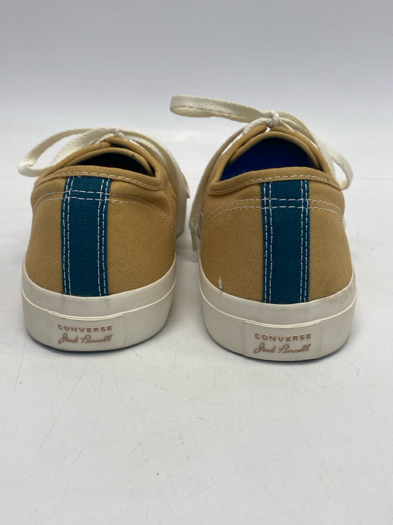 Converse US Shoe Size 11.5 Gold Lace-up Sneakers