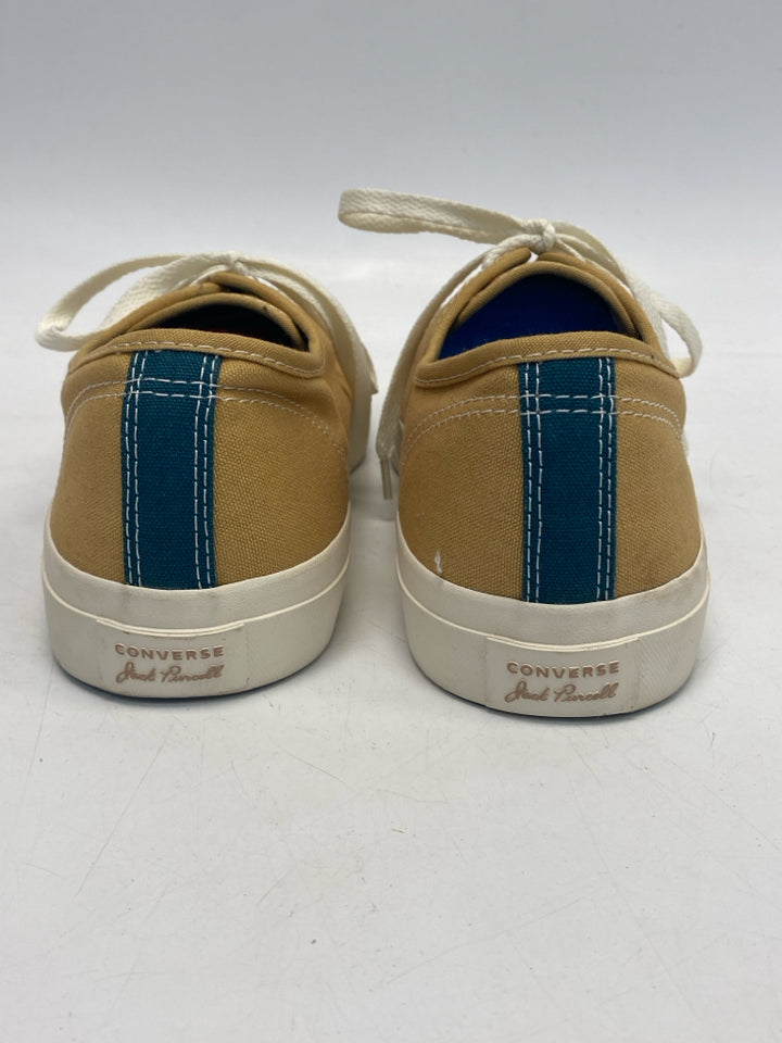 Converse US Shoe Size 11.5 Gold Lace-up Sneakers