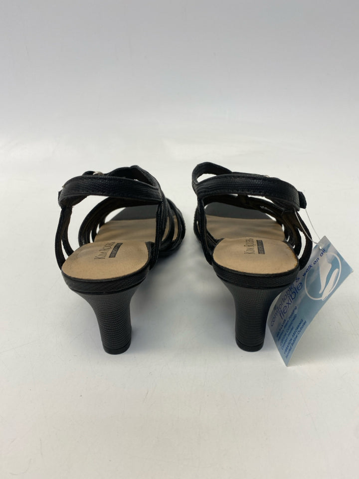 NWT Kim Rogers  Size 6 Black Sandals