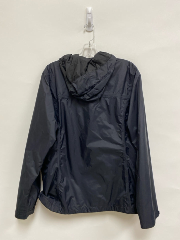 Columbia Size L Black Hooded Zip Down Men&