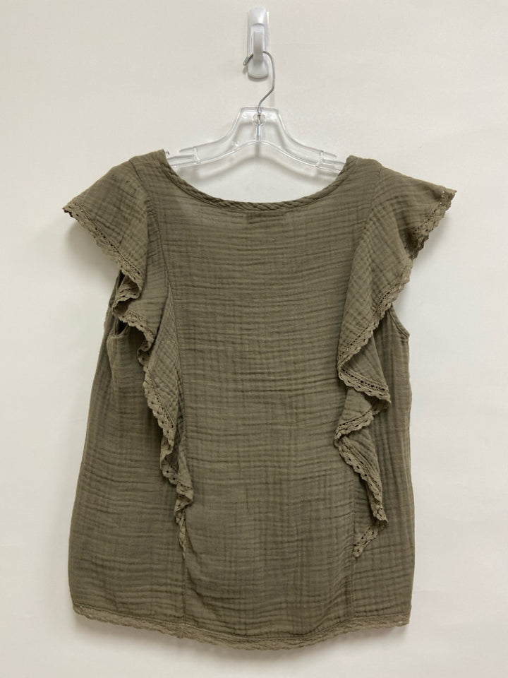 NWT Michael Stars Size S Dusty Olive Green Ladies Top