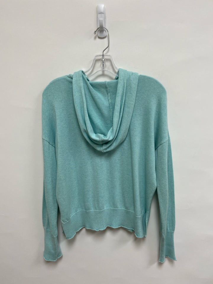 Vineyard Vines Size S Mint Blue Hooded Ladies Sweater