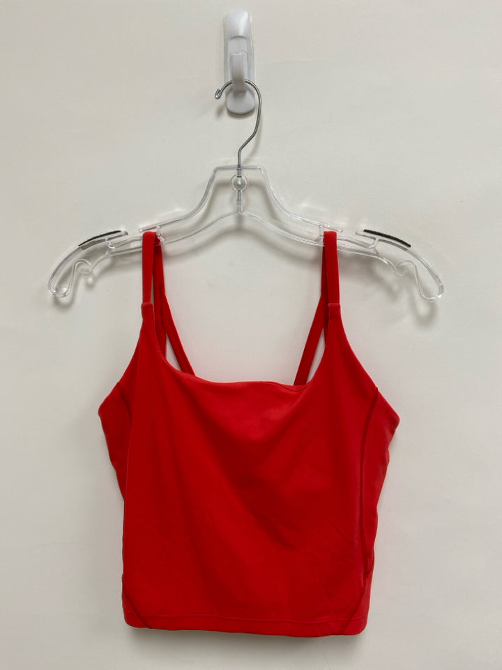 Lululemon Size 6 Red Athletic  Bra