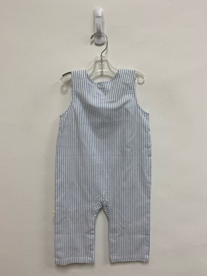 NWT ELEGANT BABY SIZE 6-9M Blue White Stripe Sleeveless Boy&
