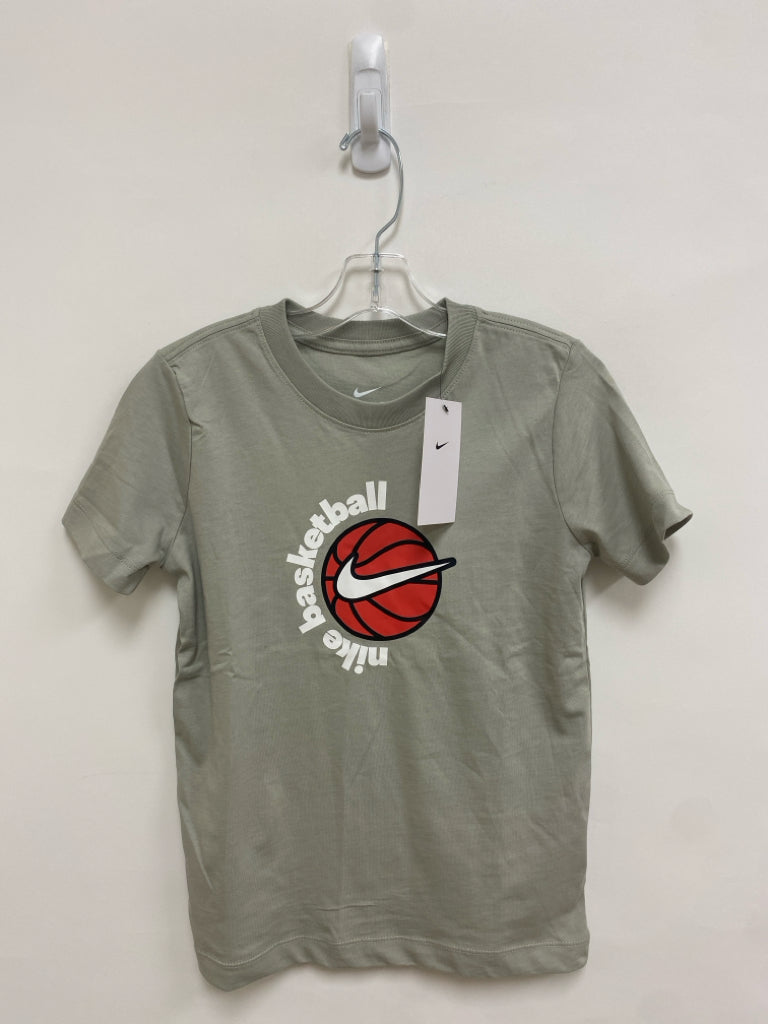 NWT Nike SIZE S Green White/Orange Basketball Boy&