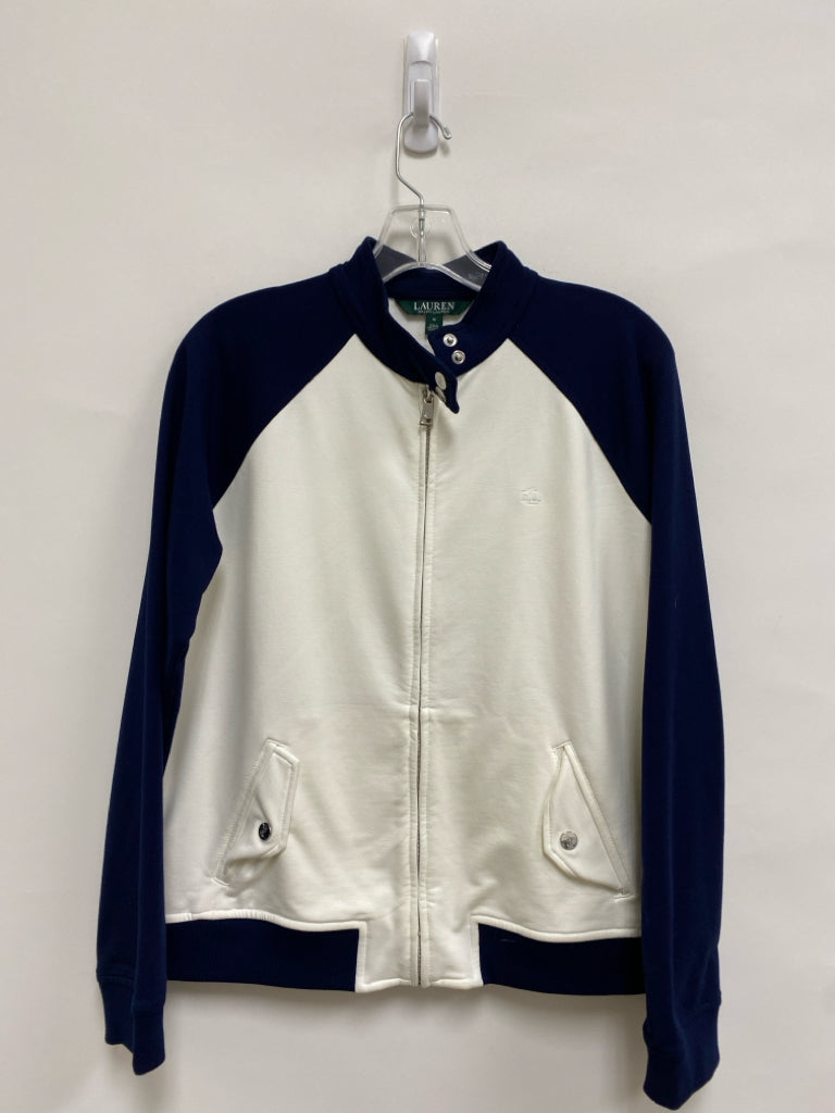 Lauren Ralph Lauren Size M Navy White Ladies Jacket