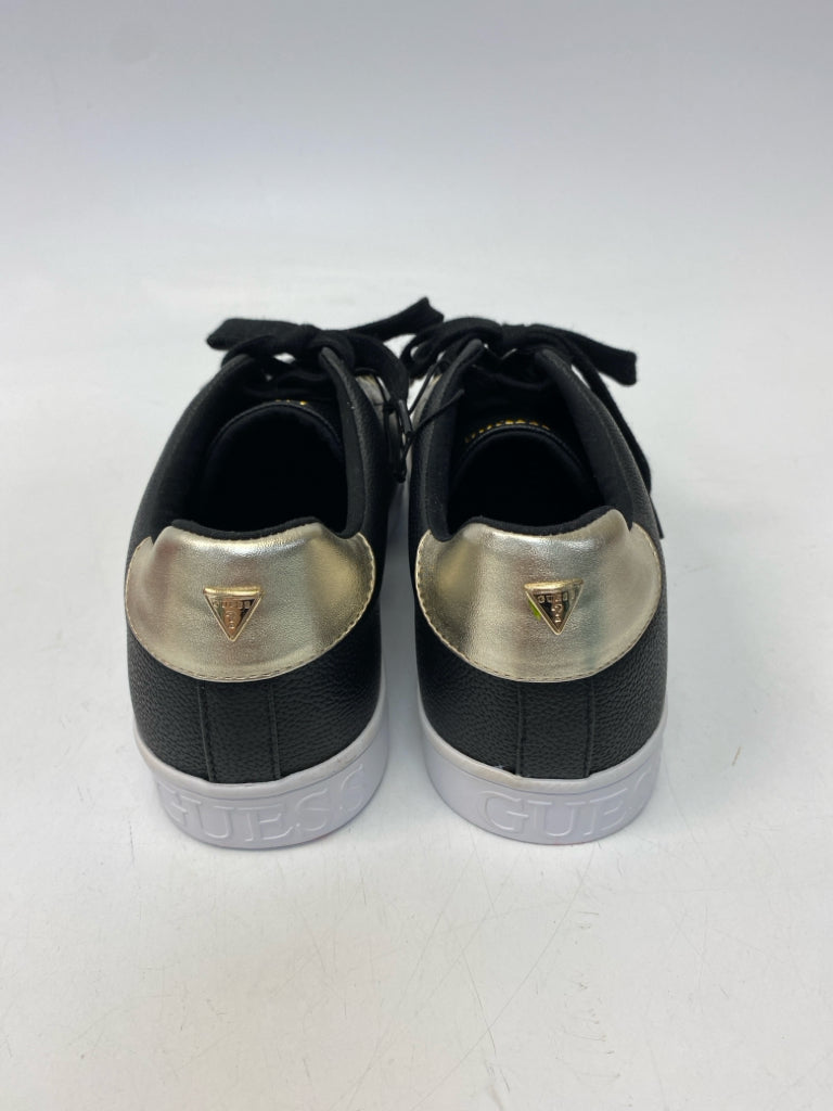 NWOT Guess US Shoe Size 11 Black Lace-up Sneakers