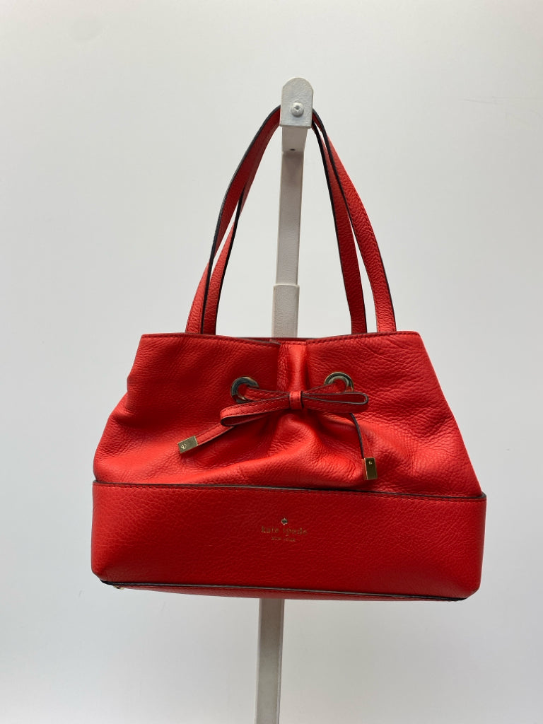 Kate Spade Dark Coral Bow(s) Handbag