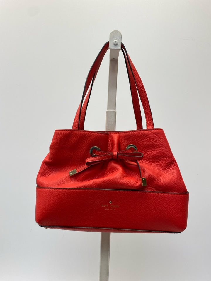 Kate Spade Dark Coral Bow(s) Handbag