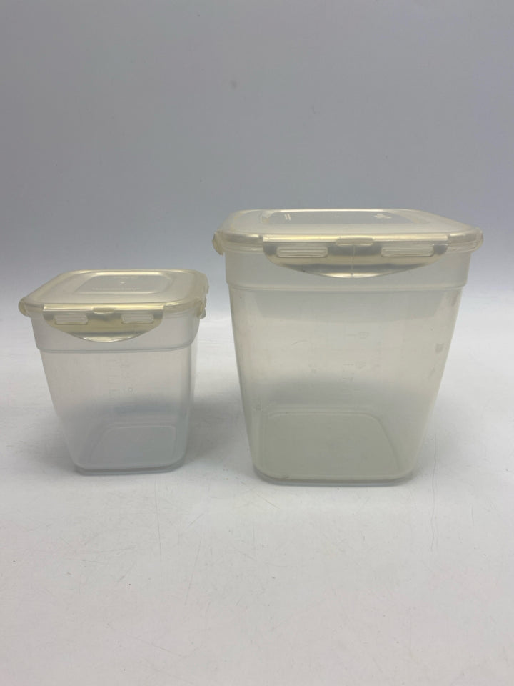 Lock &amp; Lock Pearl Clear Storage Container