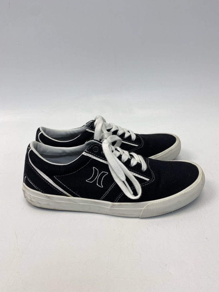 Hurley  Size 9 Black Lace-up Sneakers