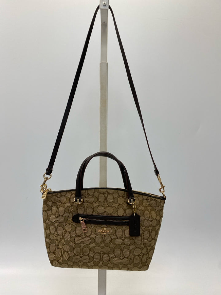 Coach Tan Prairie Convertible Satchel 58875