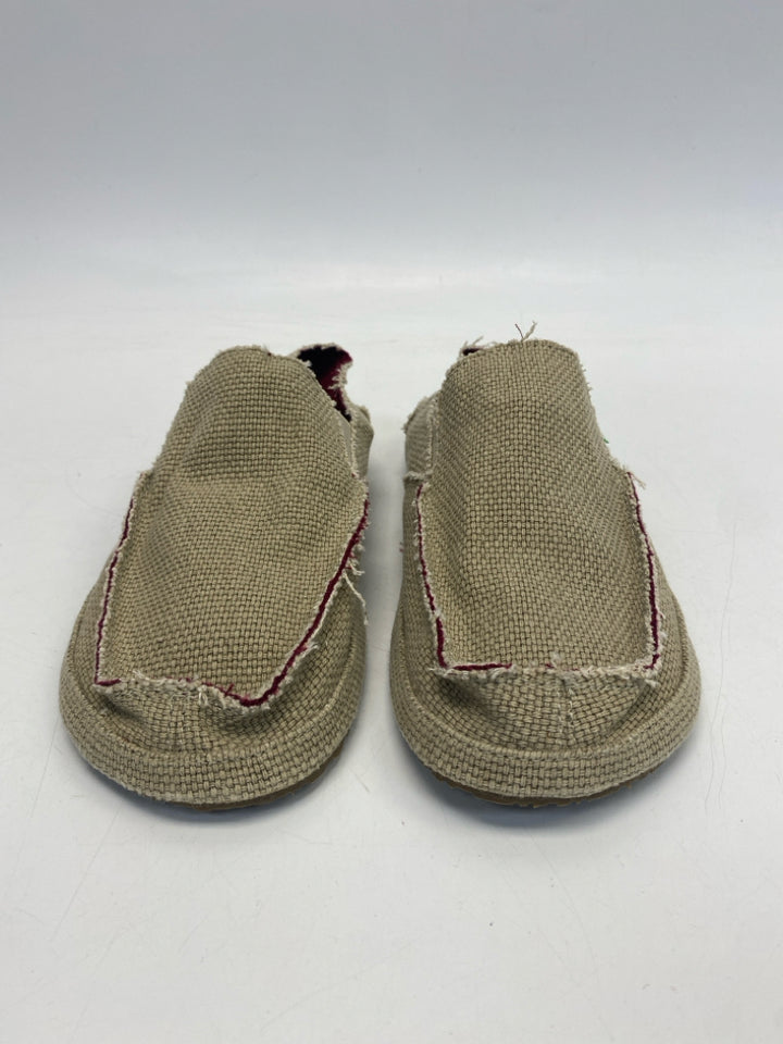 Sanuk Size 9 Cream Men&