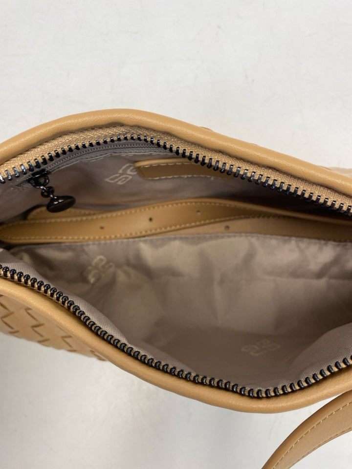 Tan Woven Handbag
