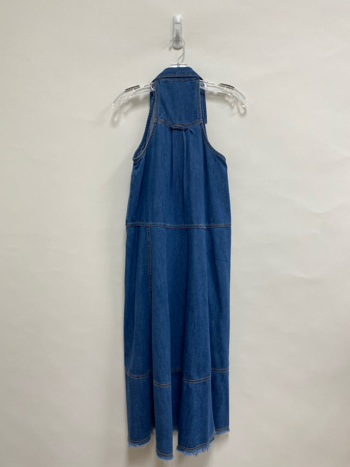 Pilcro Size XS Blue Denim Sleeveless Ladies Dress
