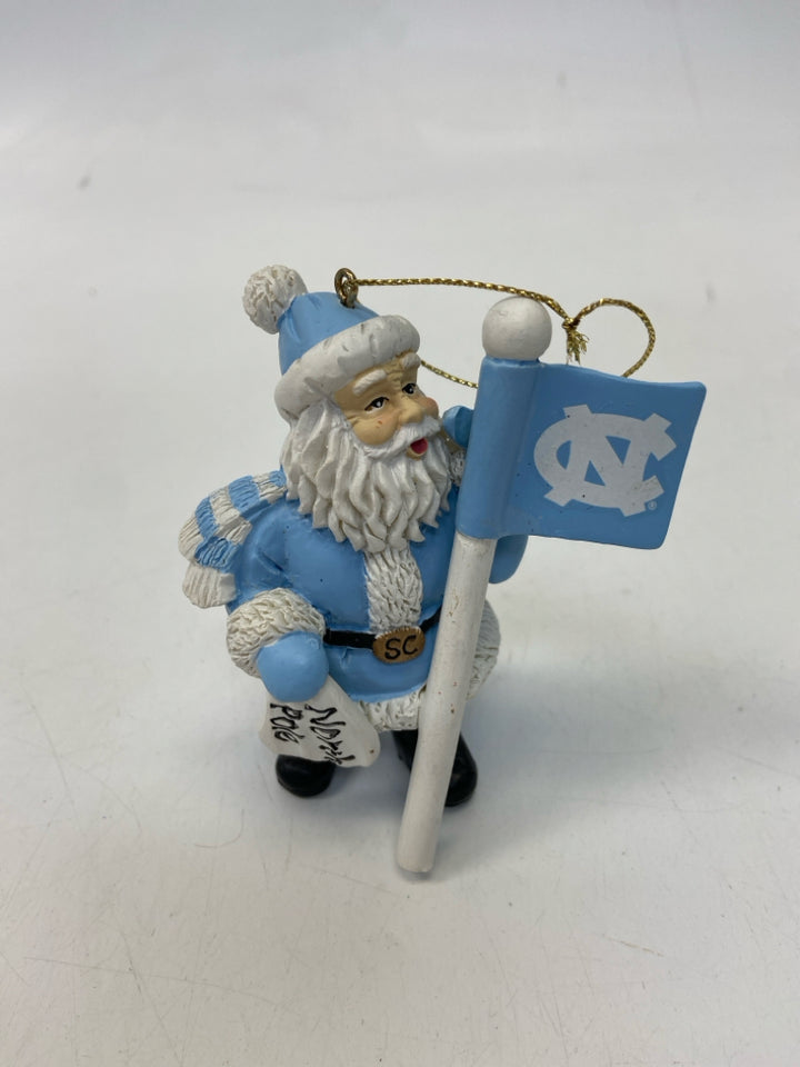 White Blue UNC Ornaments