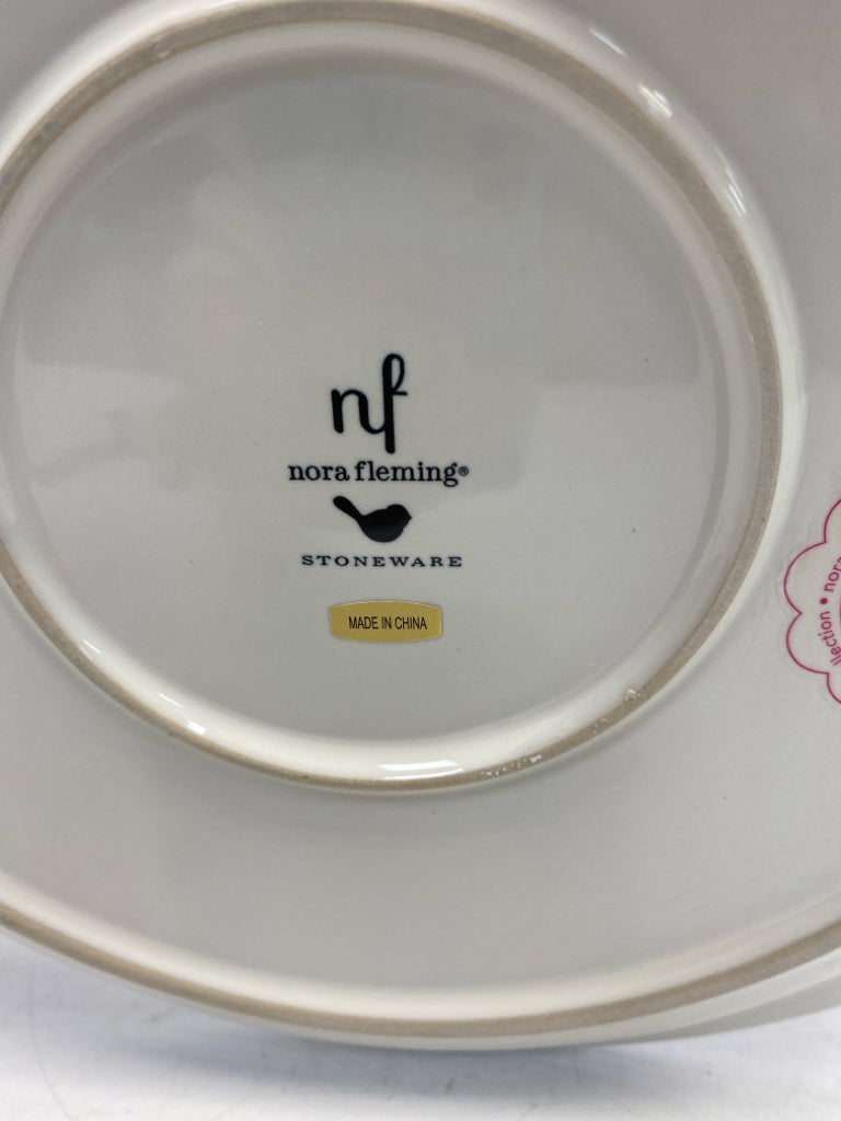 Nora Fleming White Serving Piece