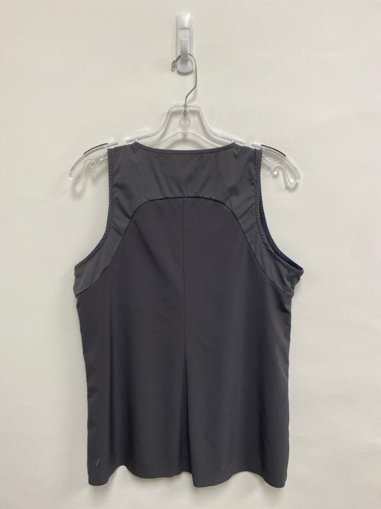 Size M Gray Sleeveless Athletic Top