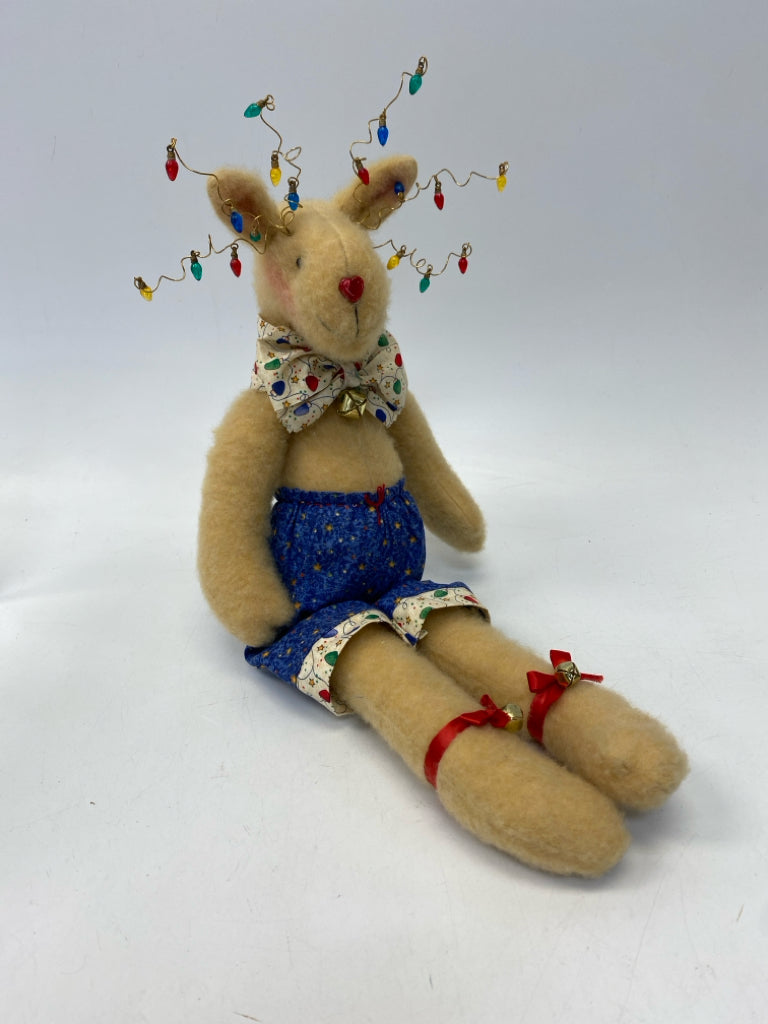 Brown Blue/Multi Stuffed Christmas