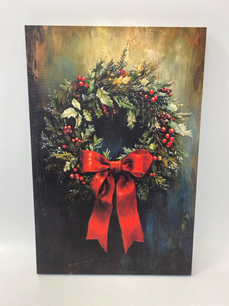 Green Red Ribbons Christmas