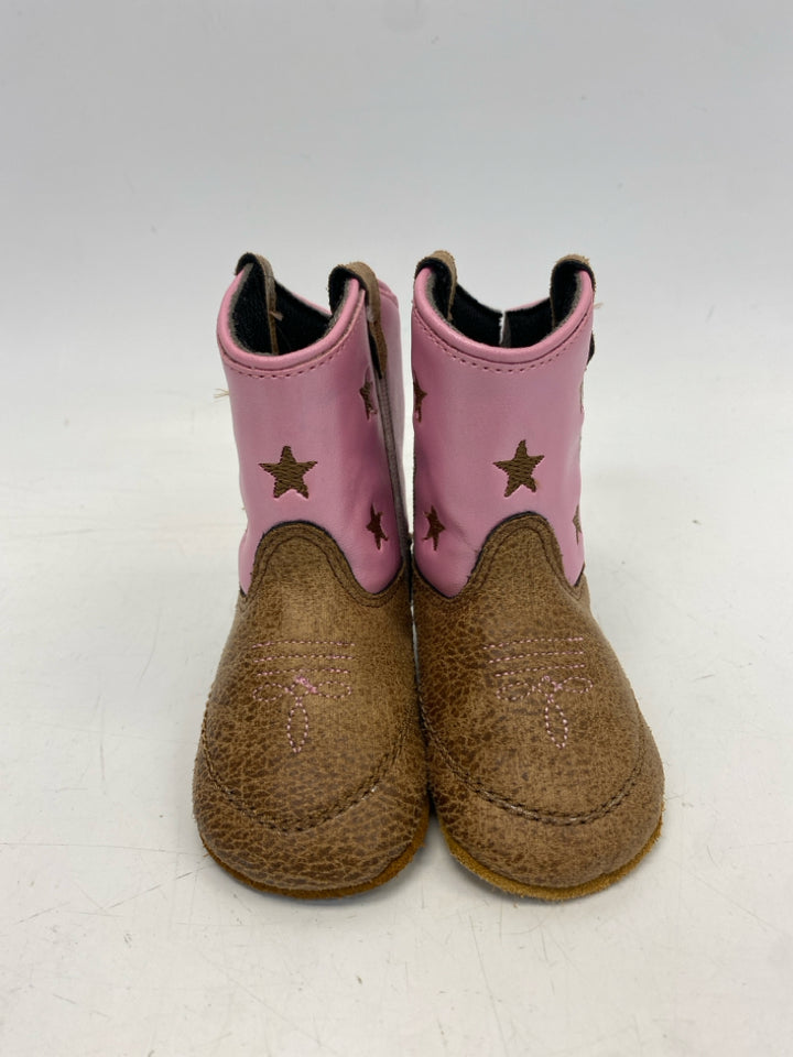 Old West SIZE 2 Pink Brown Western Girl&