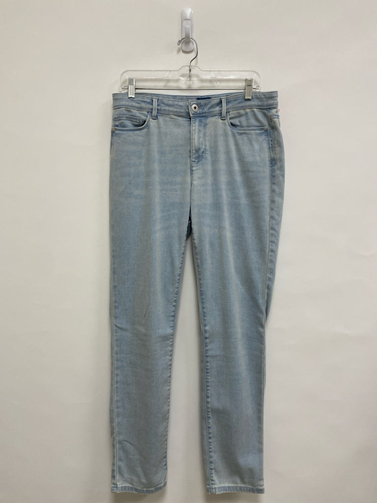 J Jill Size 8 Blue Faded Denim Ladies Jeans