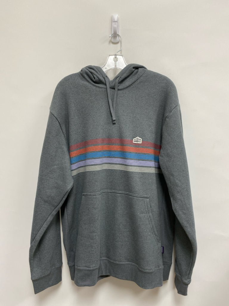 Patagonia Size XL Gray Lines Hooded Men&