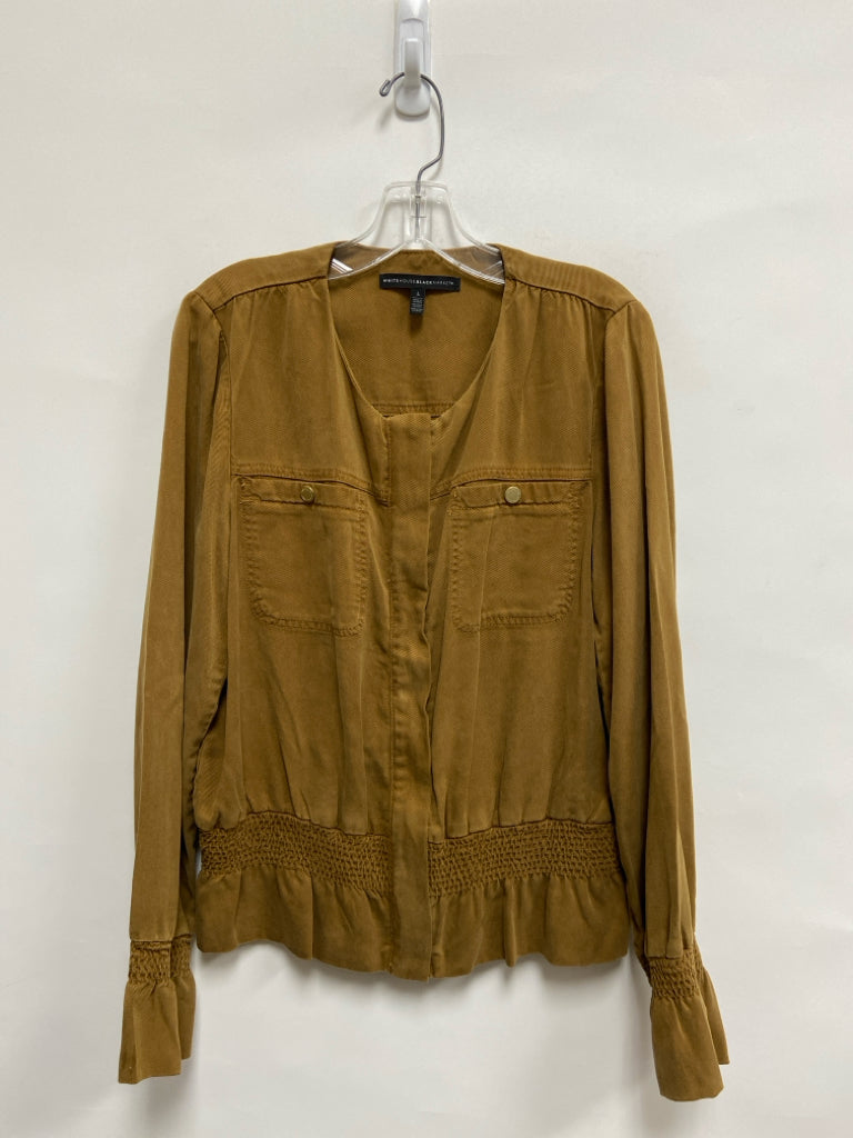WHBM Size L Tan Ladies Jacket