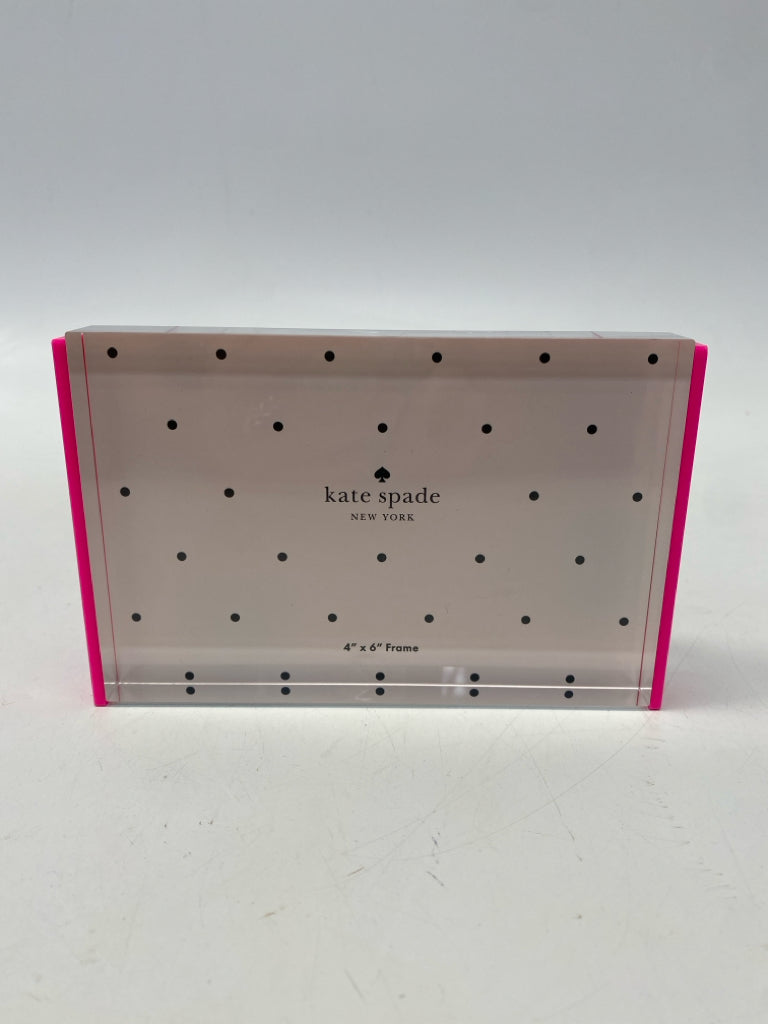 Kate Spade Clear Neon Pnk Acrylic Frame