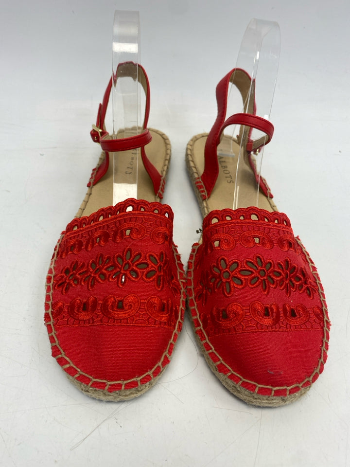 Talbots  Size 8.5 Red Sandals