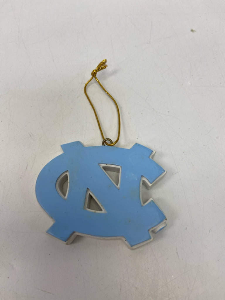 Blue White UNC Ornaments