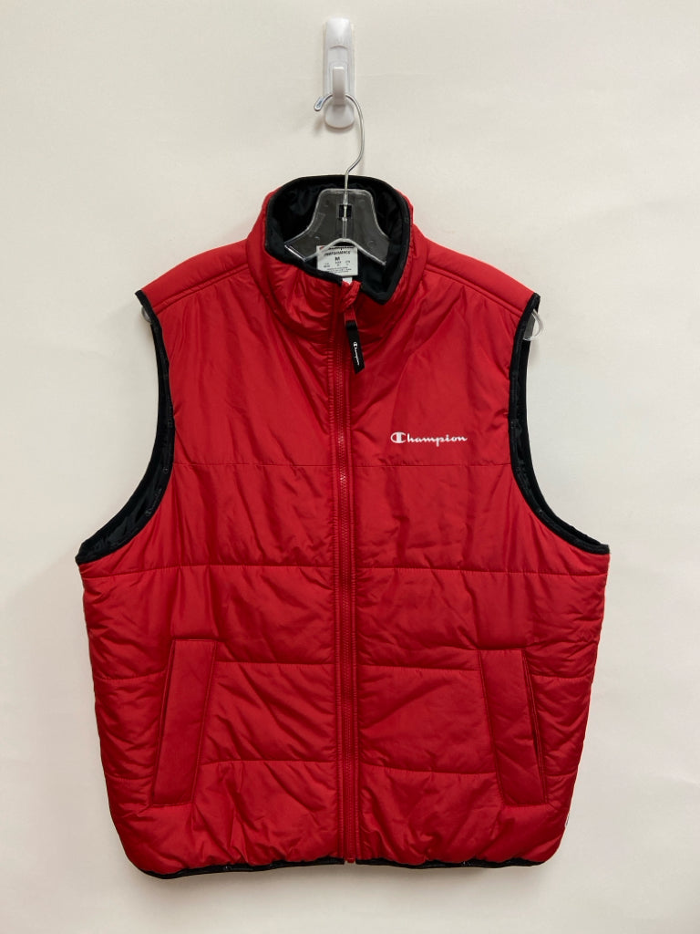 Champion Size M Red Black Puffer Men&