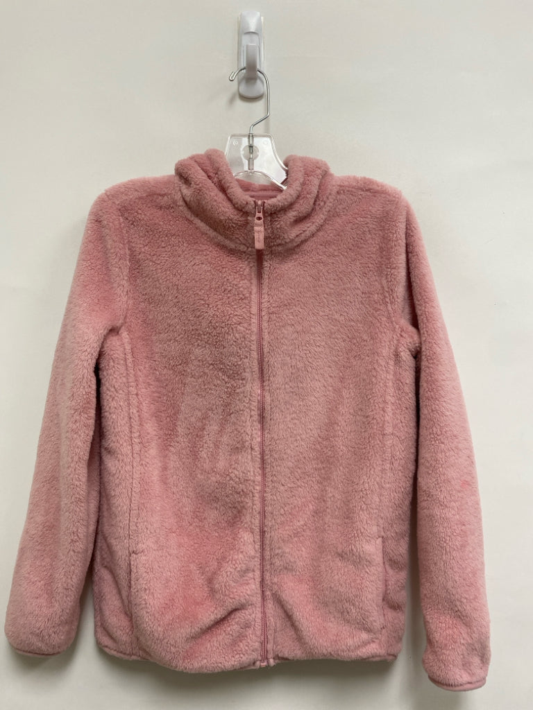 Osh Kosh SIZE 12 Pink Fuzzy Zip Down Girl&