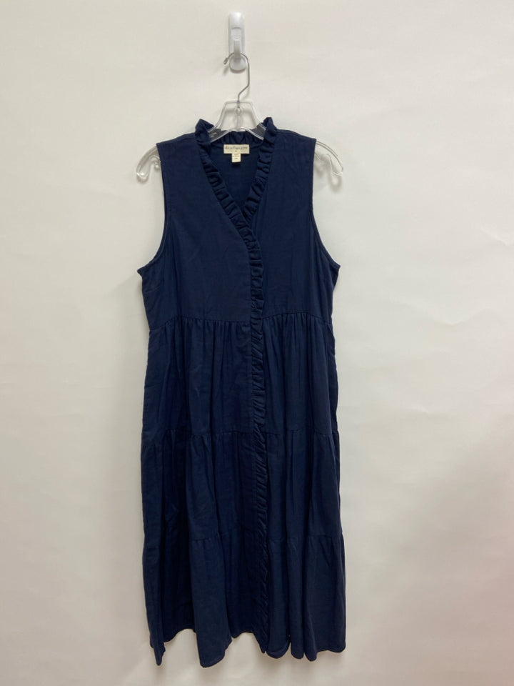 Size L Navy Sleeveless Ladies Dress