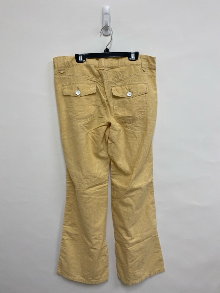 Daughters of the Liberation Size 8 Yellow Heather Wide Leg Ladies Pants
