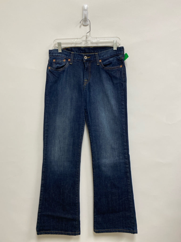 Lucky Brand Size L Faded Navy Ladies Jeans