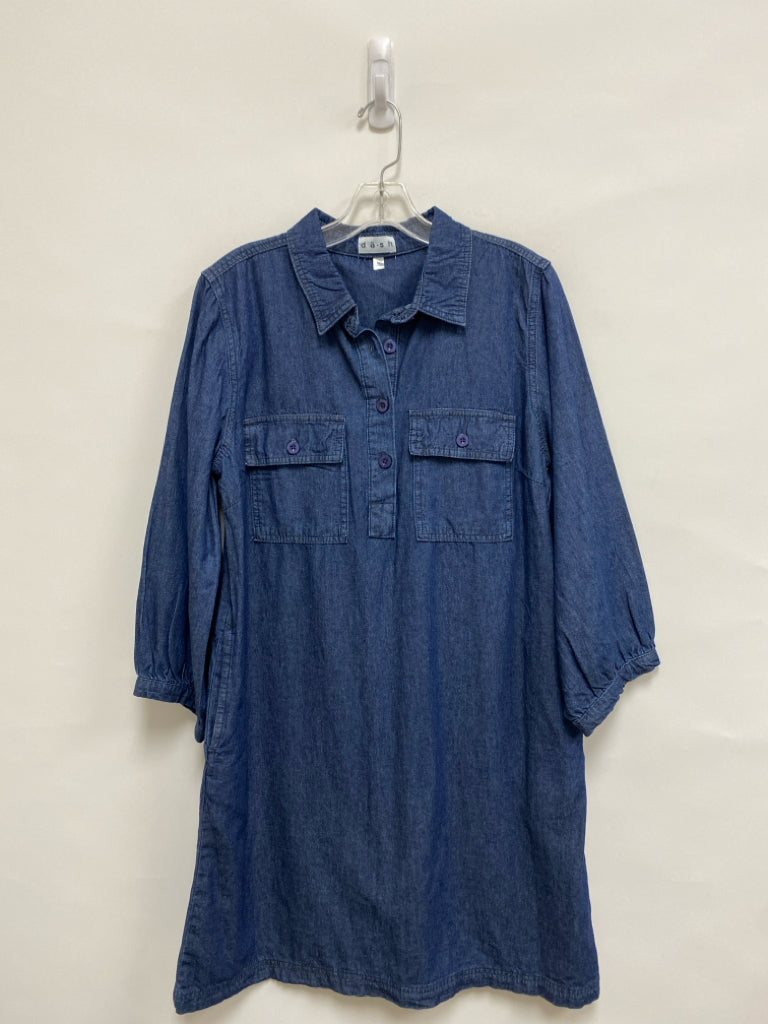 NWT dash Size M Blue Ladies Dress