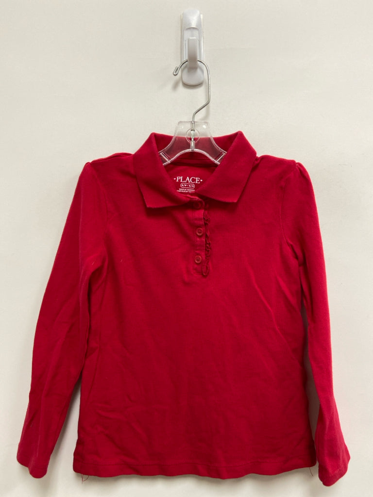The Place SIZE 5/6 Red Long Sleeve Girl&