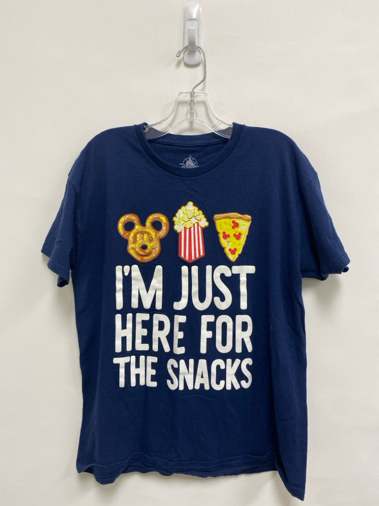 Disney SIZE XL Navy White/Yellow Short Sleeve Tee Boy&