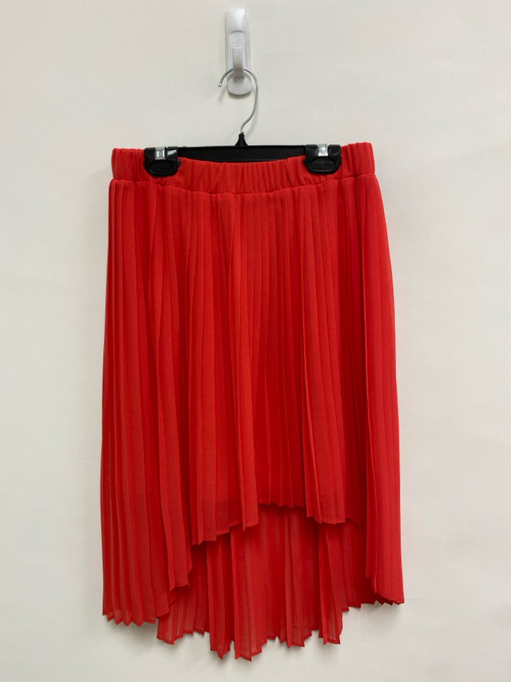 MNG Size XS Red Pleated Ladies Skirt