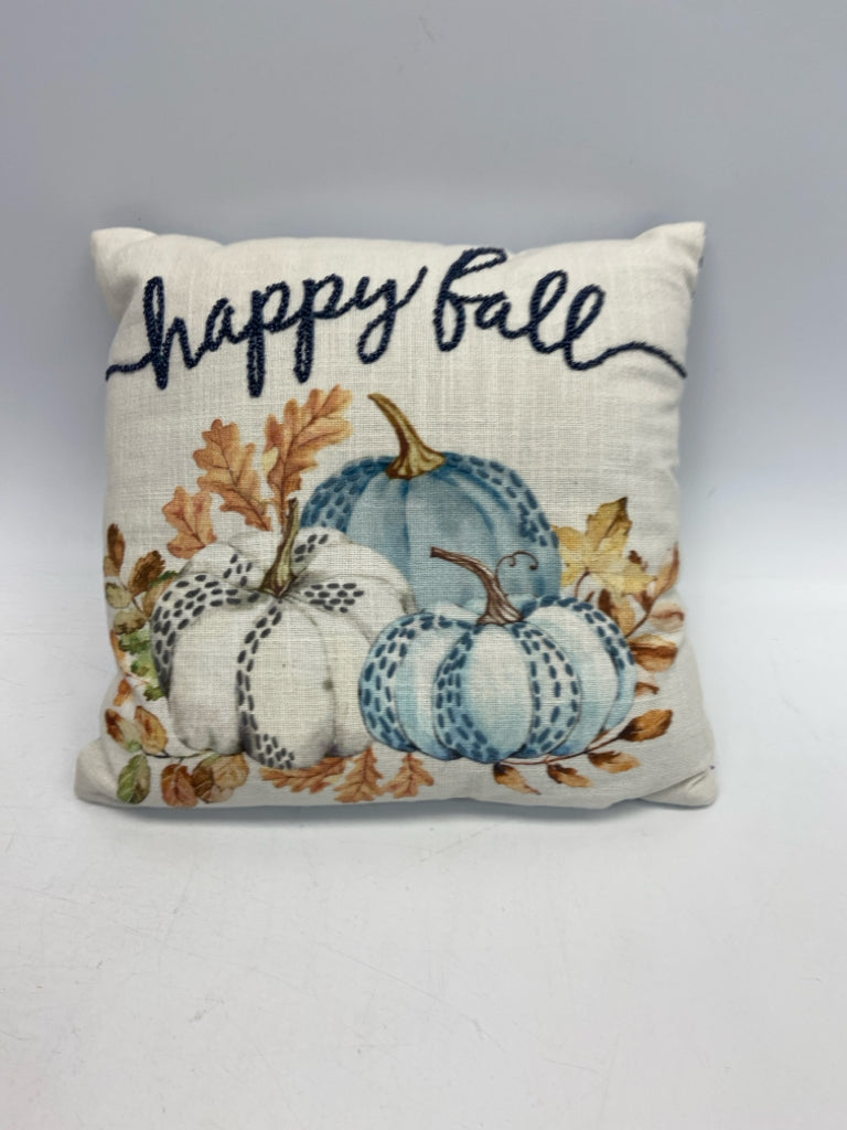 Cream Blue/Multi Pumpkin Fall