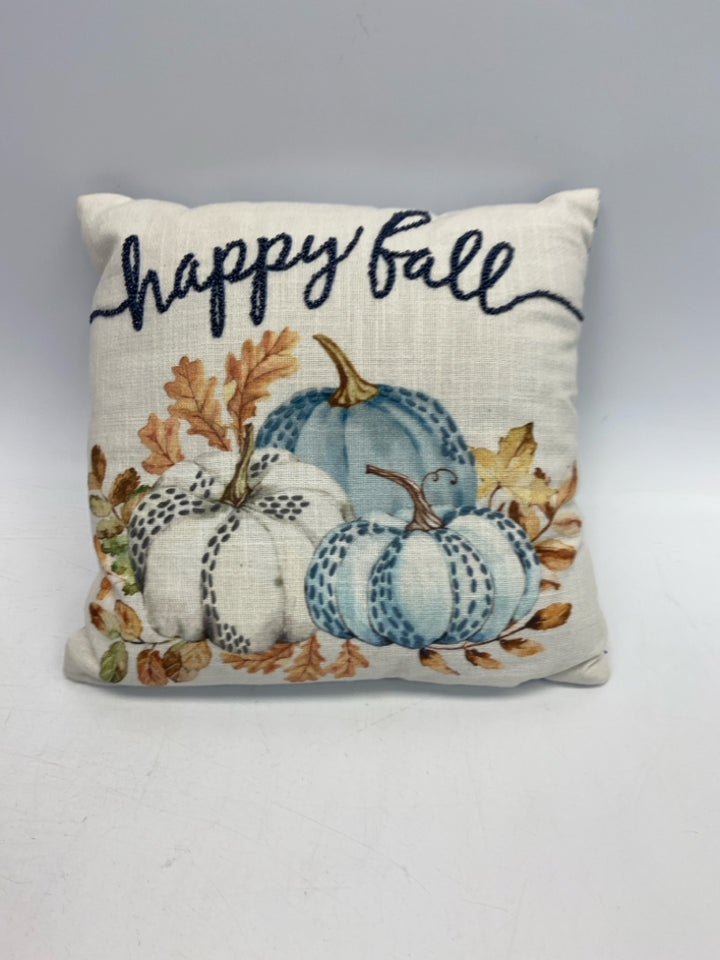 Cream Blue/Multi Pumpkin Fall
