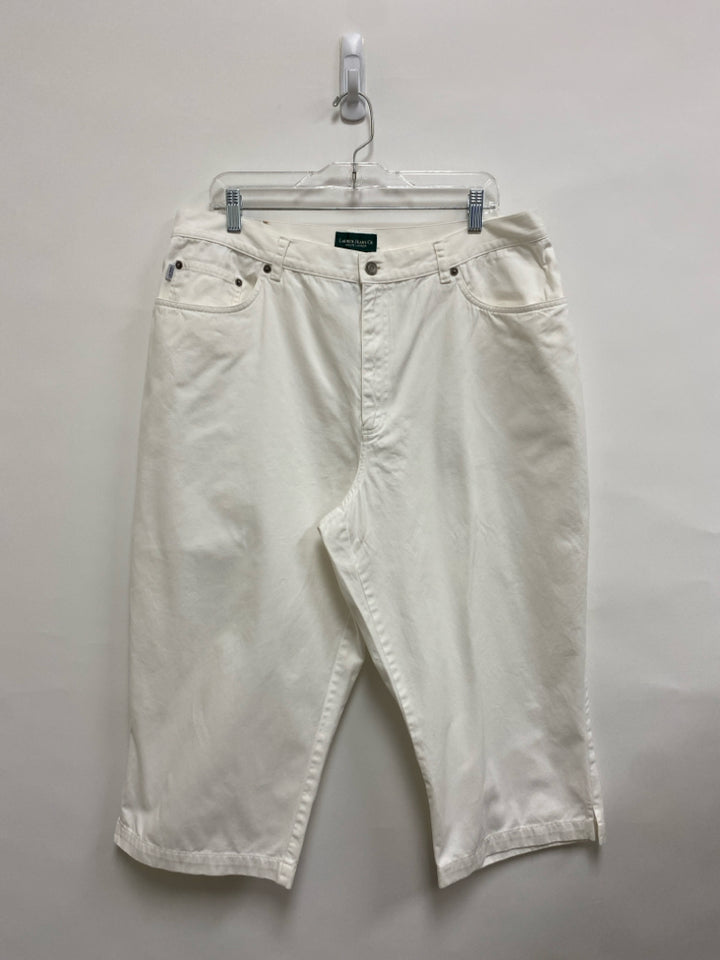 Ralph Lauren  SIZE  18W White Plus Size Pants