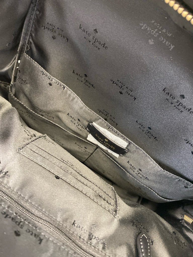 Kate Spade Black Gold Accent(s) Nylon Backpack