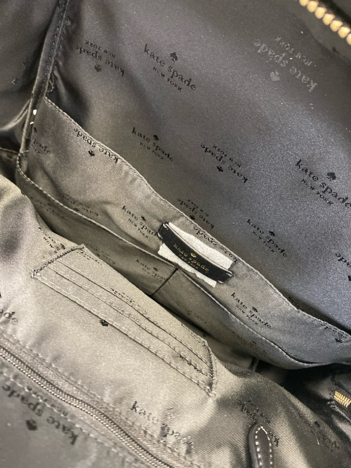 Kate Spade Black Gold Accent(s) Nylon Backpack