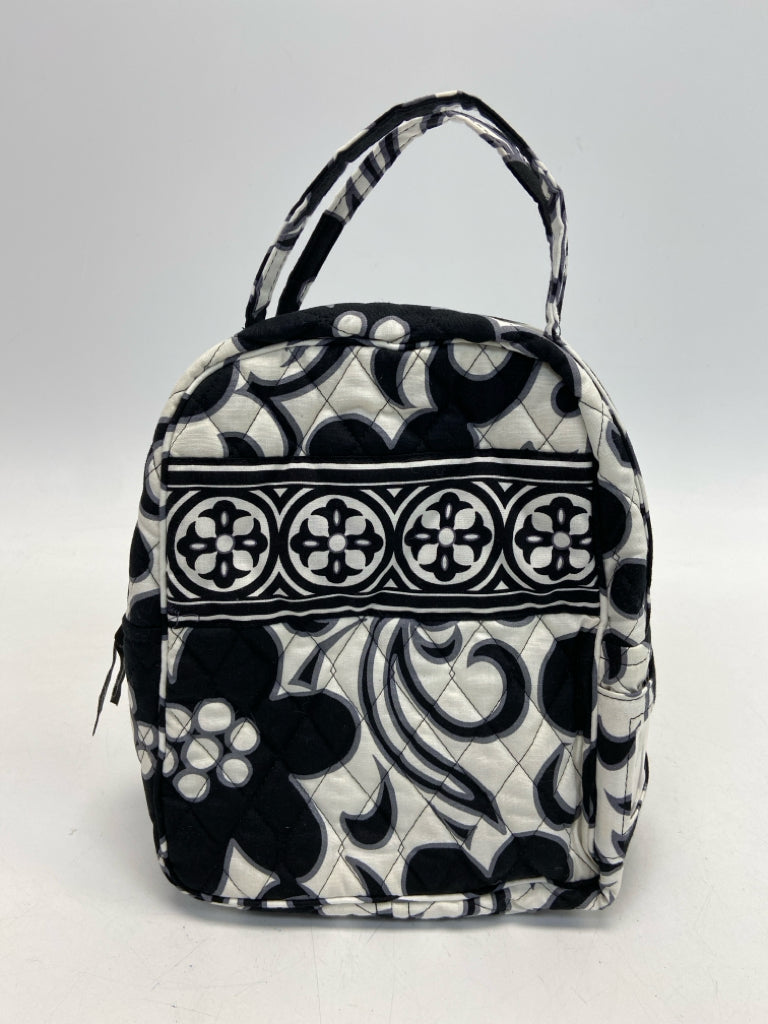 Vera Bradley White Black Lunch Tote