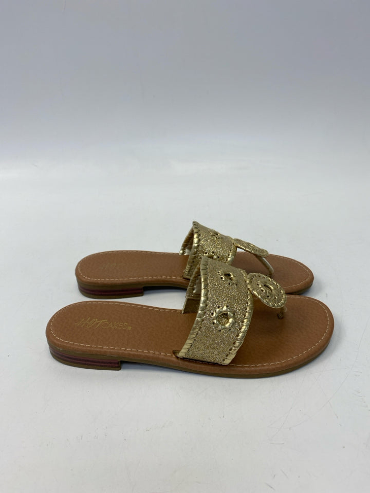 Size 8 Gold Sandals