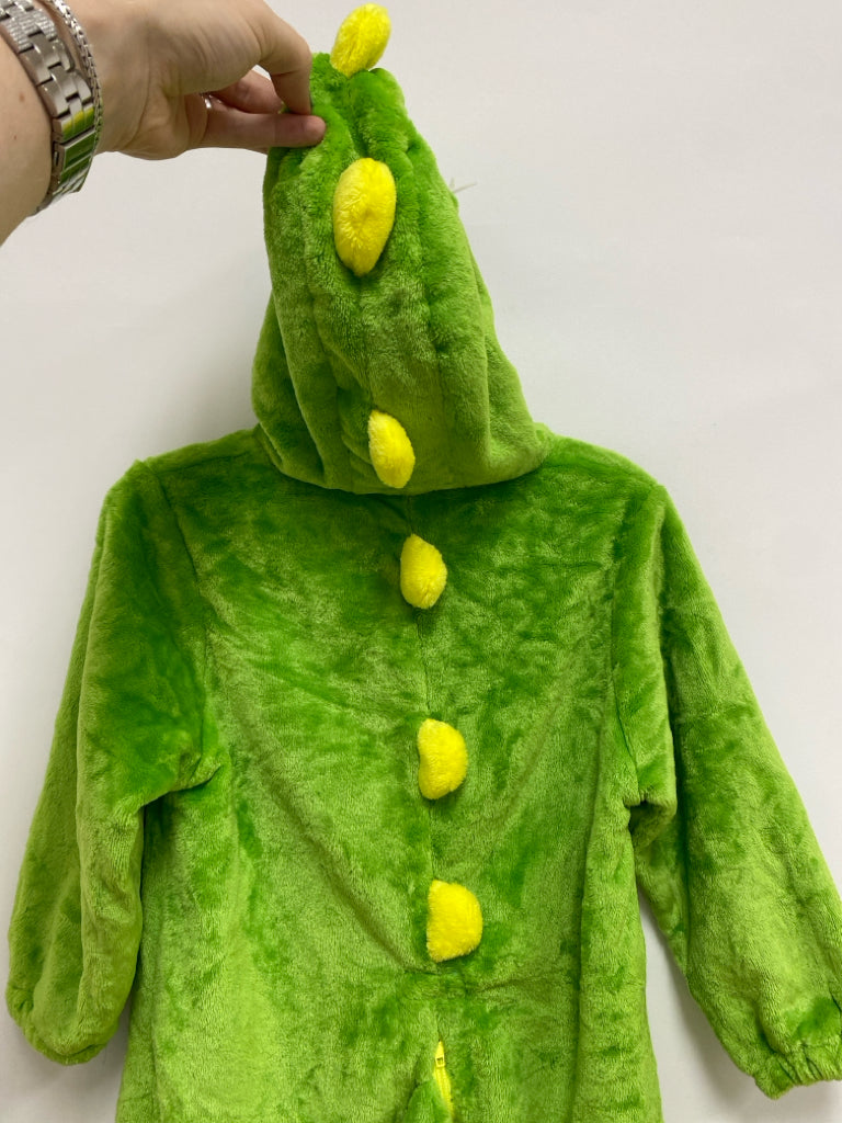 SIZE 6/7 Green Yellow Dragon(s) Hooded Boy&