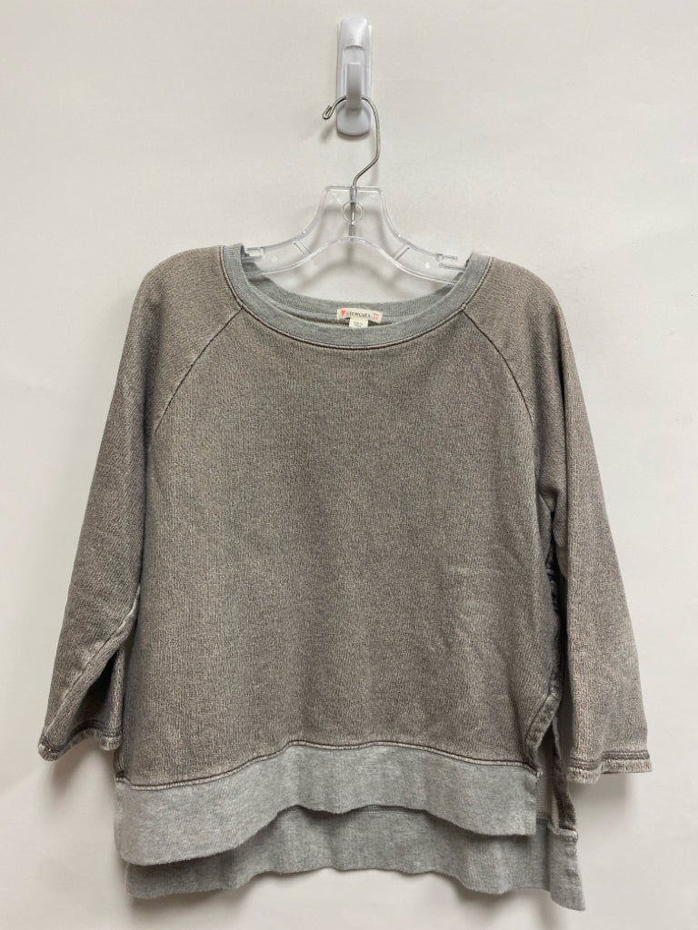 Crew Cuts SIZE 14 Gray Sparkle Long Sleeve Girl&